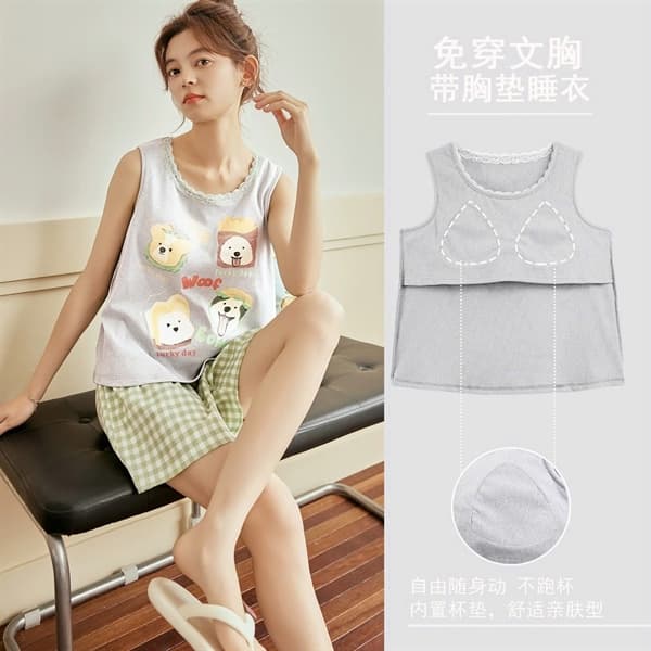 Sát nách cotton có đệm ngực