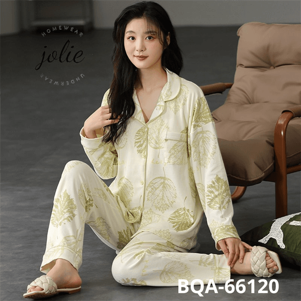 Bộ mặc nhà pijama dài tay 100% cotton