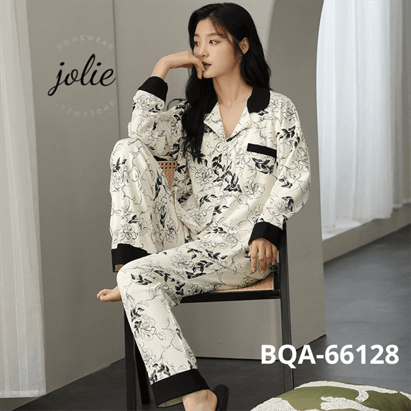 Bộ mặc nhà pijama dài tay 100% cotton