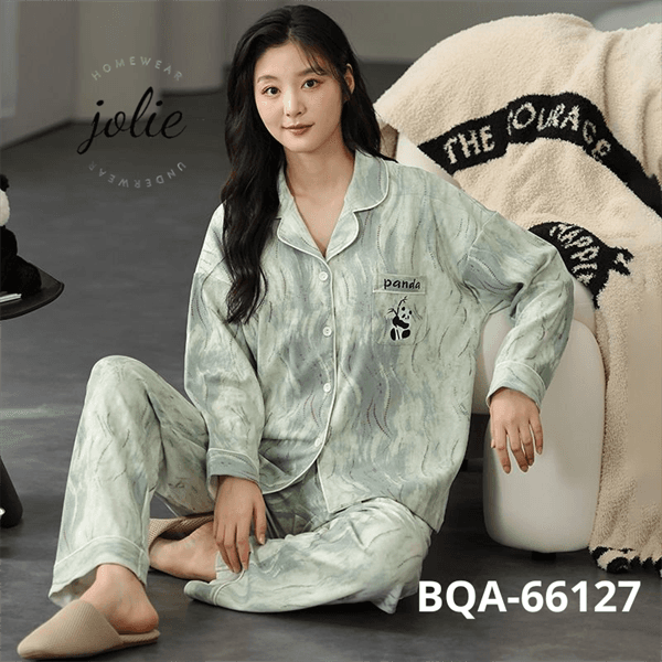 Bộ mặc nhà pijama dài tay 100% cotton