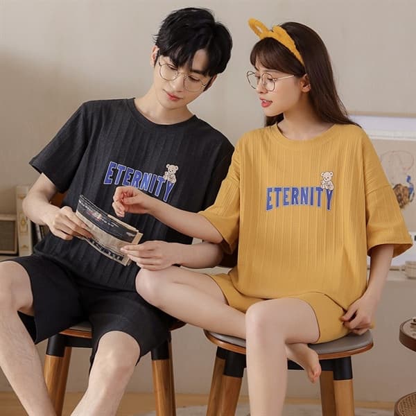 Bộ đôi cotton cổ tròn nữ - eternity 2807
