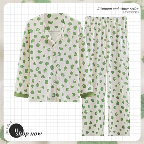 Bộ cotton cổ bẻ