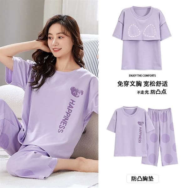 Bộ lửng cotton đệm ngực