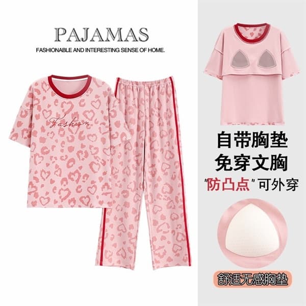 Bộ áo cộc quần dài đệm ngực
