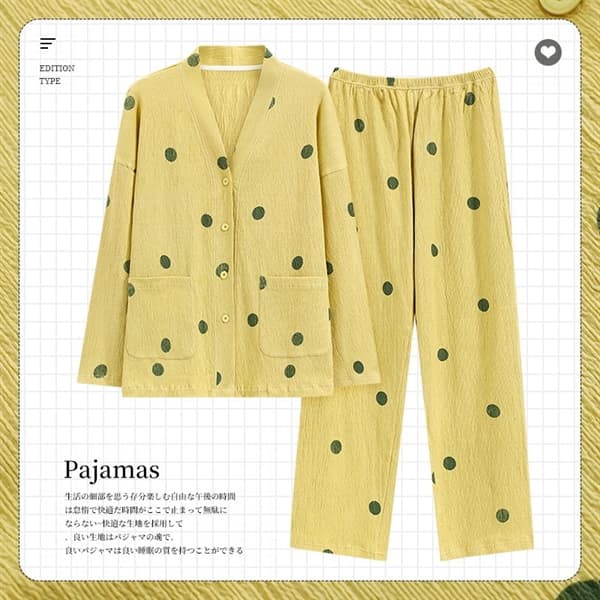 Bộ cổ v cotton thuần bông