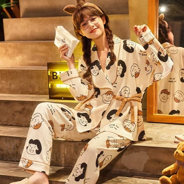 Bộ 100% cotton dài tay