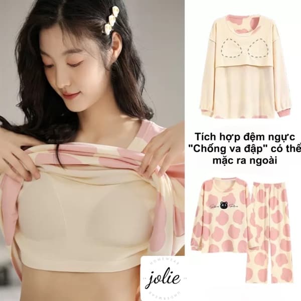 Bộ đệm ngực cổ tròn