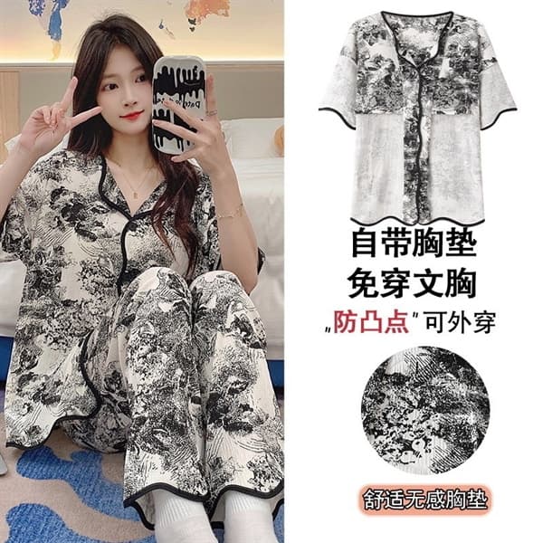 Bộ acqd cổ bẻ có đệm mút ngực