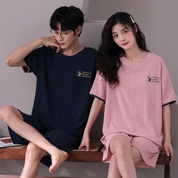 Bộ đôi cổ tròn nữ - hồng 3220