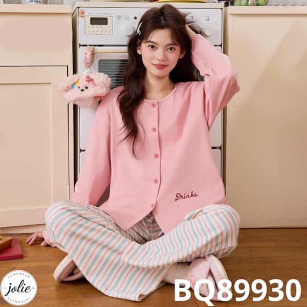 Bộ dài tay cài khuy 100% cotton
